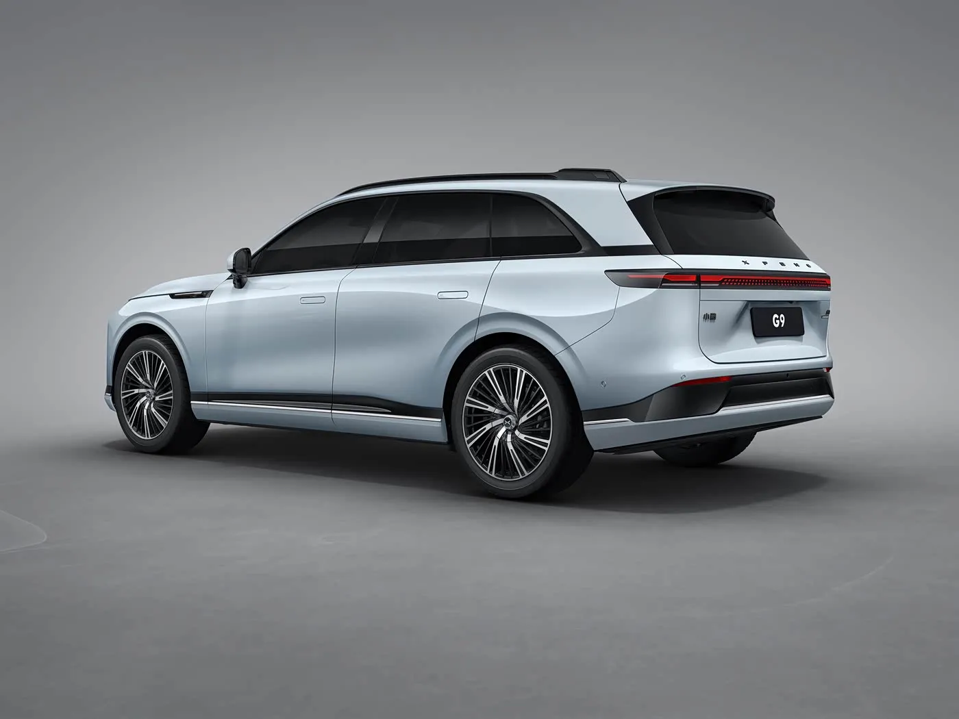 Xpeng G9 Luxuriöses 4-türiges 5-Sitzer-SUV-Elektrofahrzeug, New Energy MPV-Fließheck mit 4WD-Antriebsmodus, PHEV-Leistung und EV-Motor links