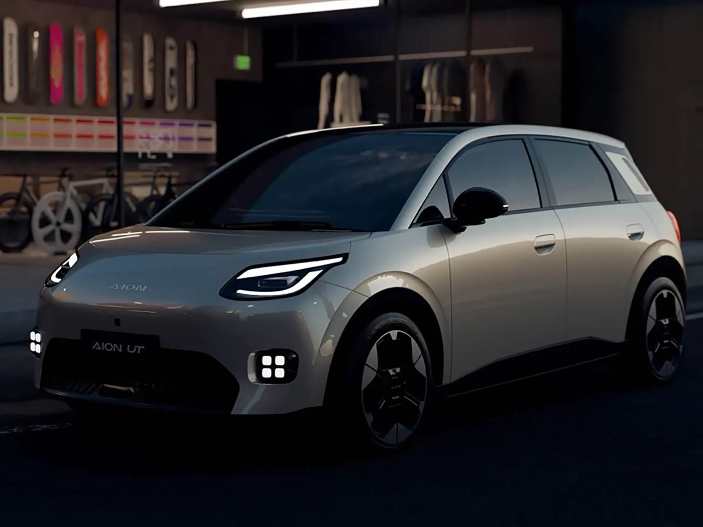 Neuer Energy Pure Electric Mini Hatchback AION UT Heißer Verkauf Lithium-Hybrid-EV von GAC Joint Venture Niedriger Preis