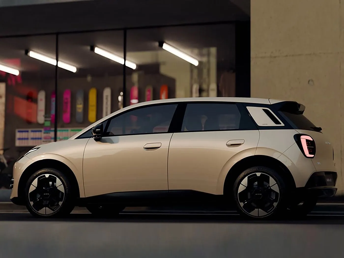 Neuer Energy Pure Electric Mini Hatchback AION UT Heißer Verkauf Lithium-Hybrid-EV von GAC Joint Venture Niedriger Preis