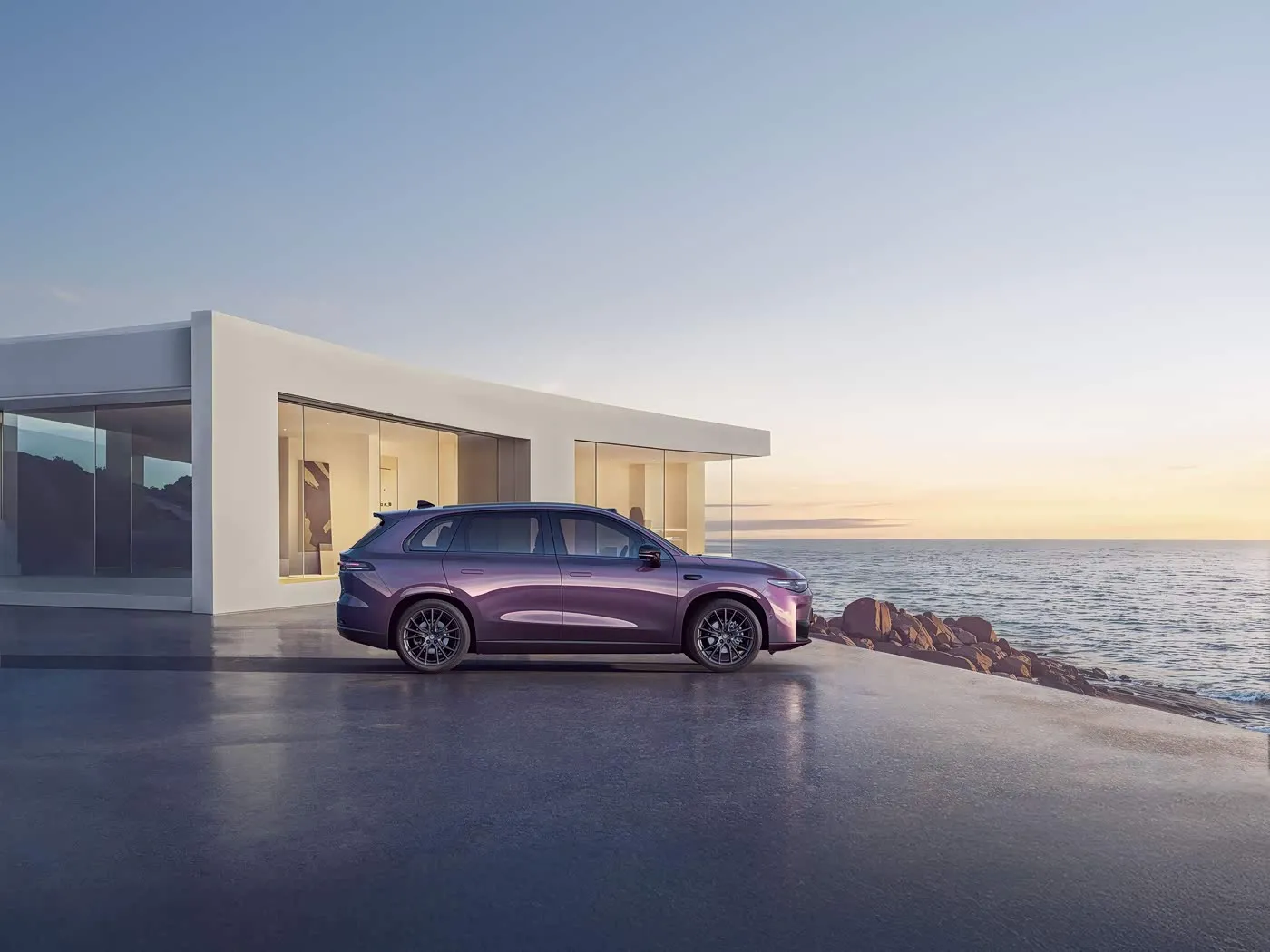 LEAPMOTOR C10 Hybrid-Hochgeschwindigkeits-Allrad-Elektro-SUV mit 170 km Reichweite, neues Energiefahrzeug aus China
