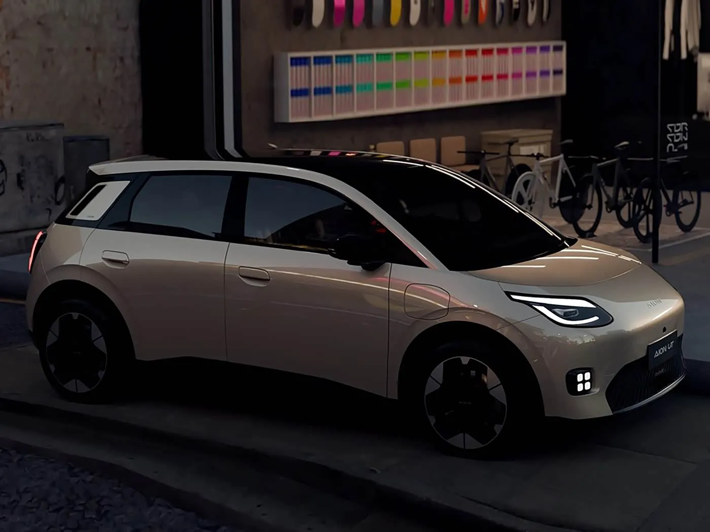 Neuer Energy Pure Electric Mini Hatchback AION UT Heißer Verkauf Lithium-Hybrid-EV von GAC Joint Venture Niedriger Preis