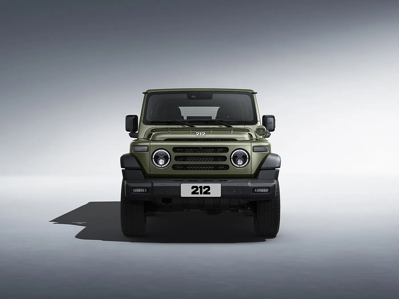 2025 BAIC 212 T01 Robuster 4WD-Kompakt-SUV Benzin/Diesel 8AT & Lederinnenraum Beheiztes Lederlenkrad Langer Radstand