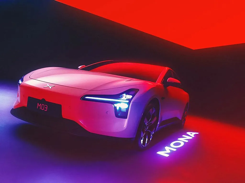 Xiaopeng 2025 Mona M03 Elektrofahrzeug Long-Range 515 km Neues Energiefahrzeug SUV & Kombi EV Lithium-Akku
