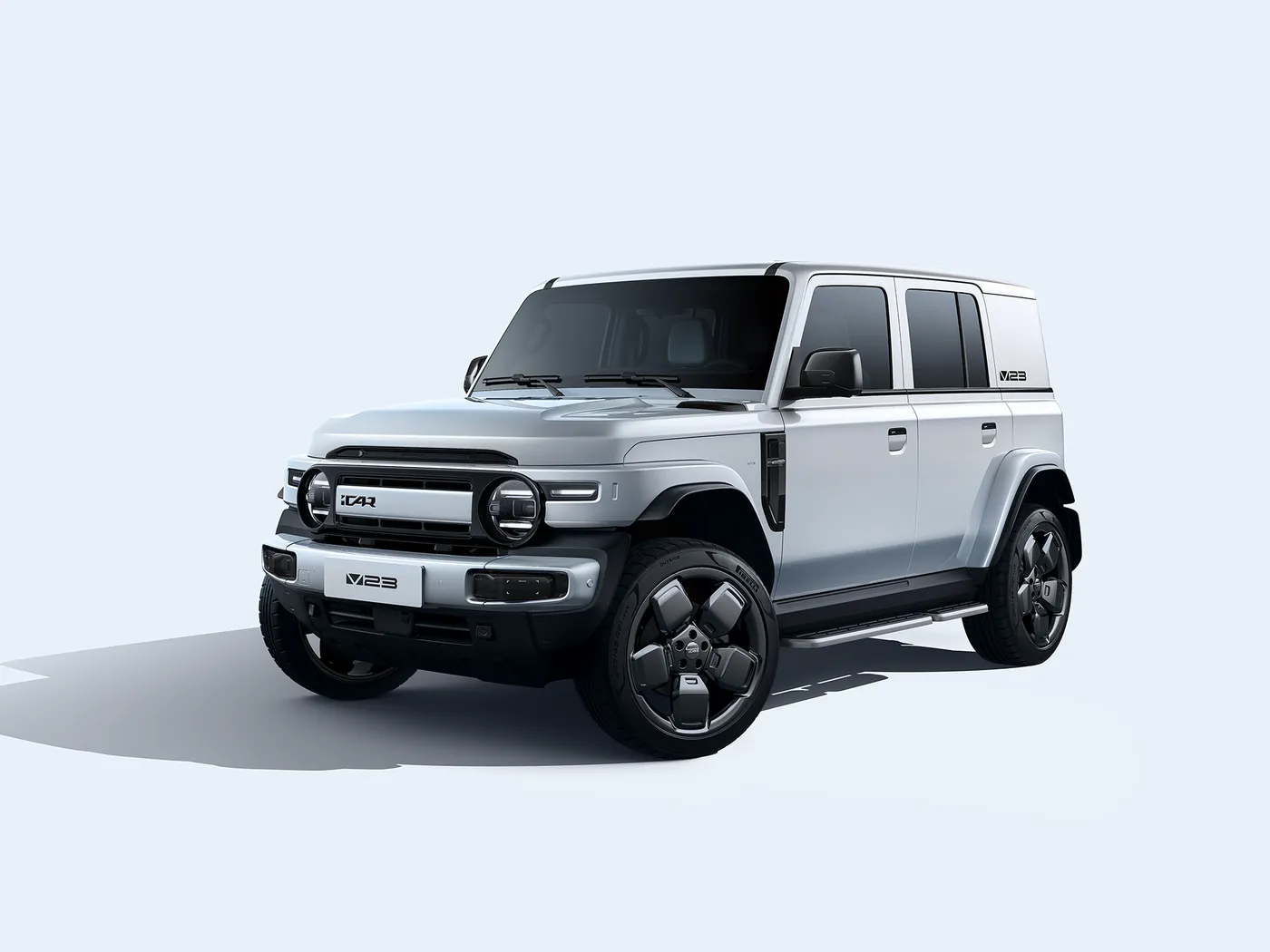 Chery ICar V23 EEC-zertifiziertes Mini-SUV, Hybrid-Elektro-Hochgeschwindigkeits-Allrad-Offroad-Lithiumbatterie, linksgelenktes New-Energy-Fahrzeug