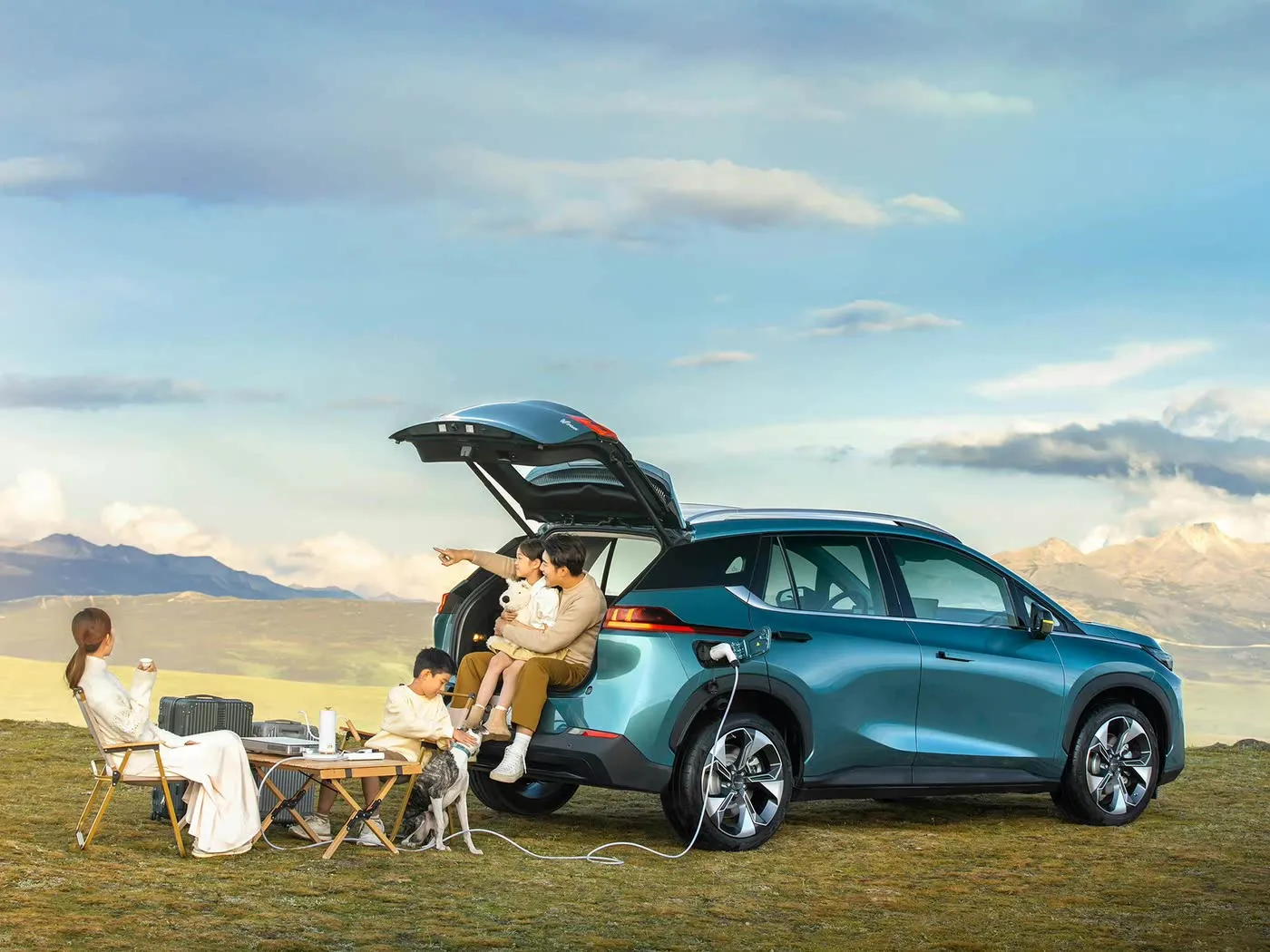 AION V Tyrannosaurus Luxus-Elektro-SUV Ultimatives Linksfahrerlebnis mit erweiterten Funktionen New Energy Vehicle