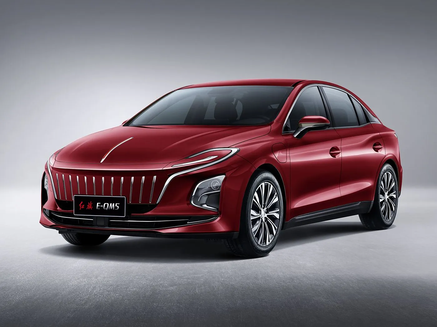Hongqi E-QM5 Geräumige EV-Limousine mit langem Radstand, reinem Elektrofahrzeug mit großer Reichweite und neuer Energie