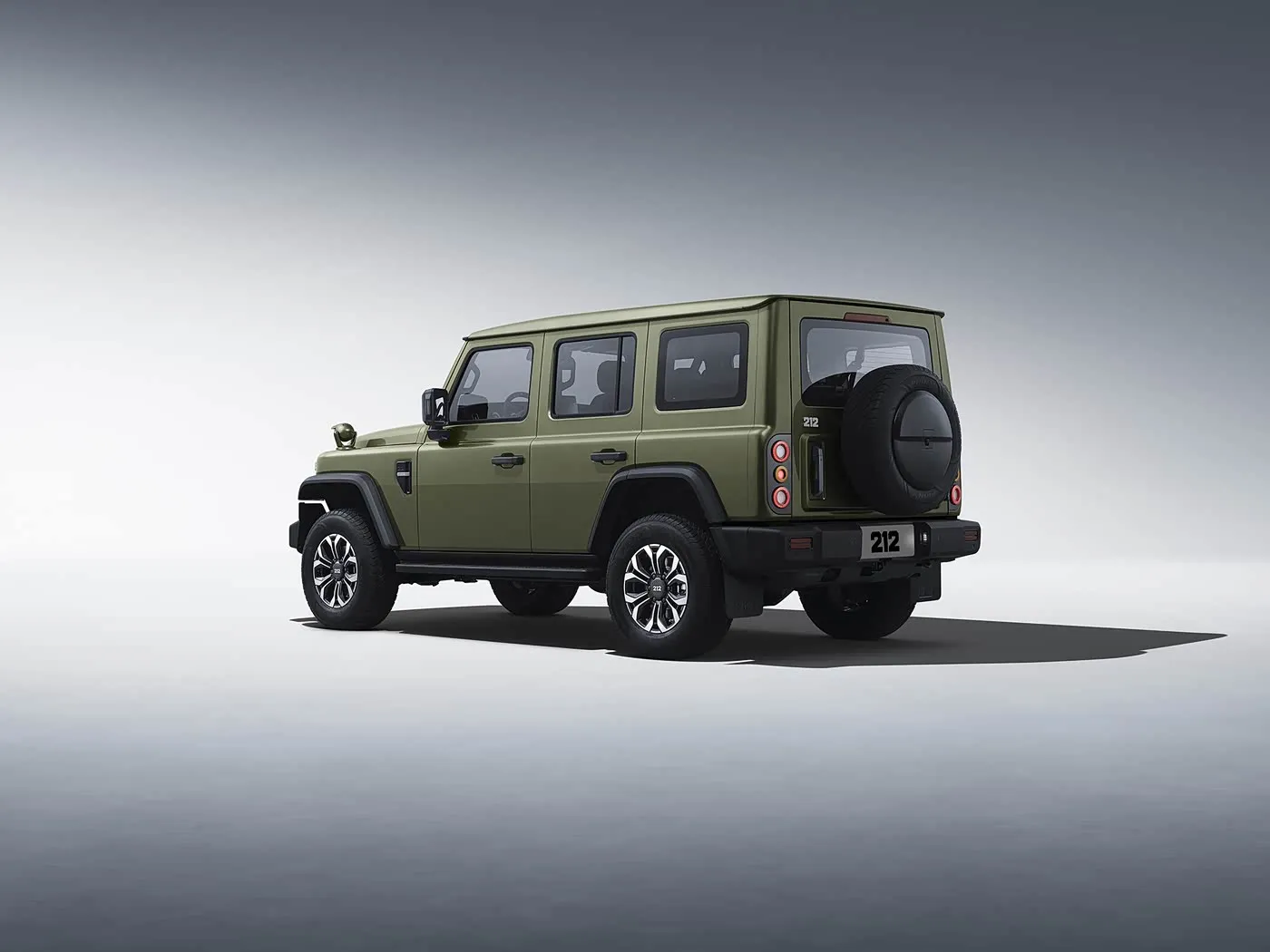 2025 BAIC 212 T01 Robuster 4WD-Kompakt-SUV Benzin/Diesel 8AT & Lederinnenraum Beheiztes Lederlenkrad Langer Radstand