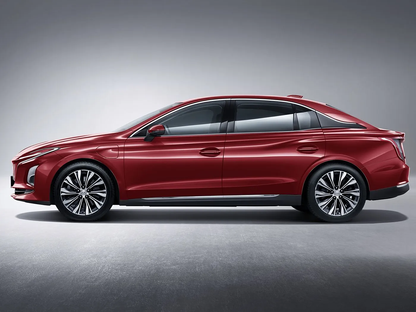 Hongqi E-QM5 Geräumige EV-Limousine mit langem Radstand, reinem Elektrofahrzeug mit großer Reichweite und neuer Energie